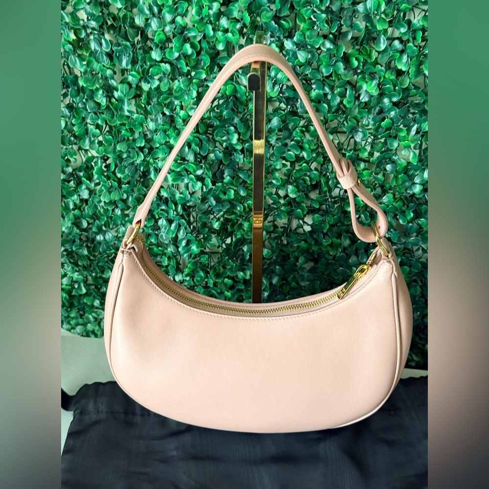 Celine Pink Leather Ava Shoulder Bag - Smooth Leather Hobo - Picture 4 of 11